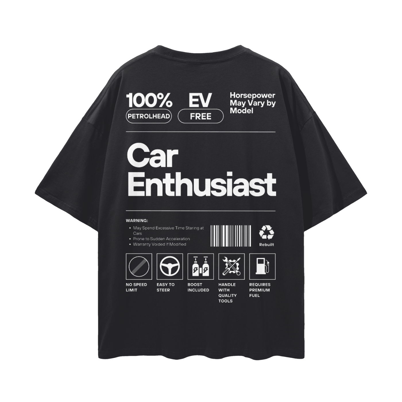 Car Enthusiast Tee | Black