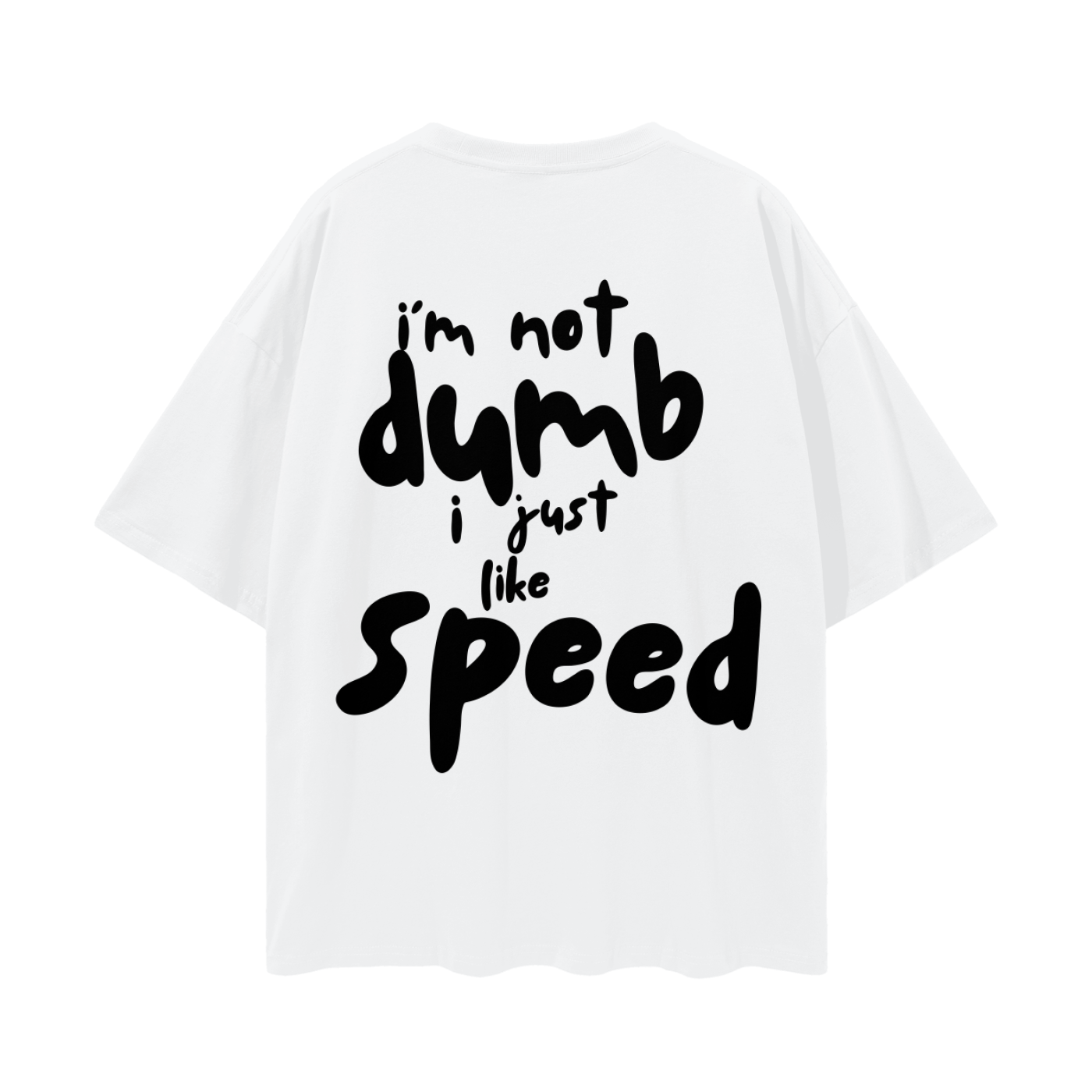 I Just Like Speed Tee | White